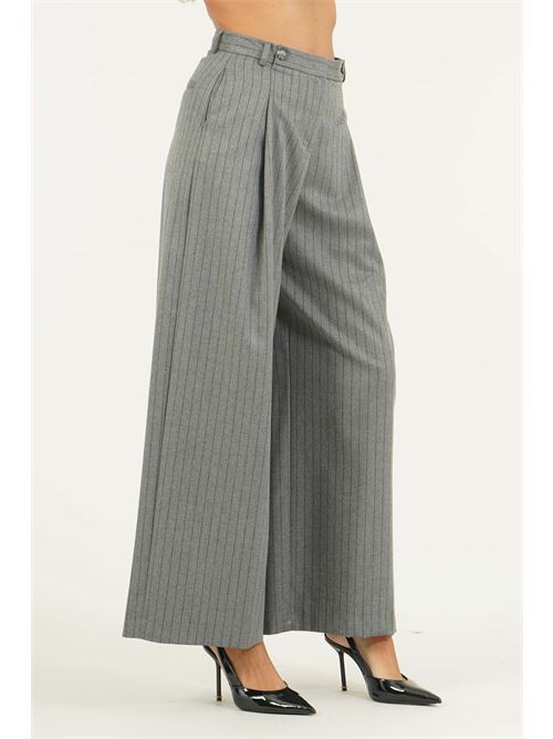Pantalone gessato a palazzo Elmas Phil | 011299GRIGIO